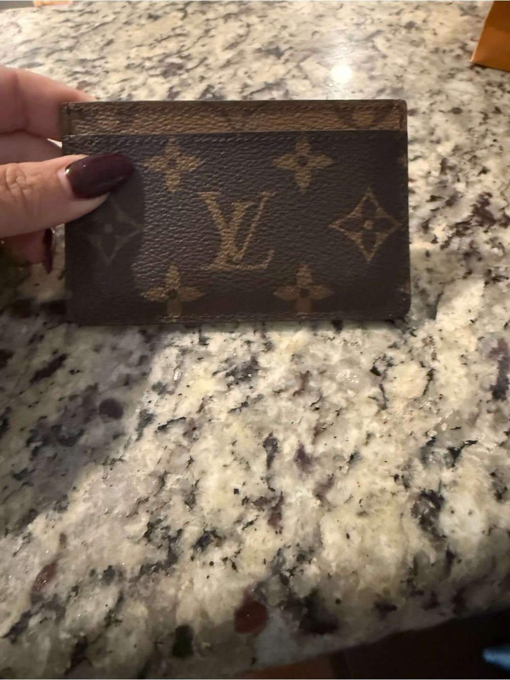 Louis Vuitton Monogram Canvas Card Holder - reverse monogram